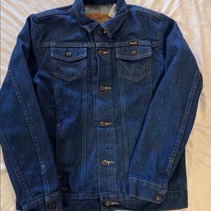 WRANGLER BOYS' HEAVYWEIGHT BROKEN TWILL DENIM JACKET